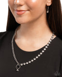 Paparazzi Necklace - Blazing Beacon - White