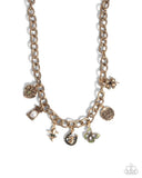 Paparazzi Necklace - Good Luck To You - Green