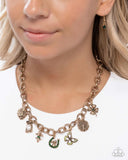 Paparazzi Necklace - Good Luck To You - Green