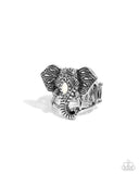 Paparazzi Ring - Elephant Erudite - White