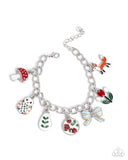 Paparazzi Bracelet - Complex Charms - Red