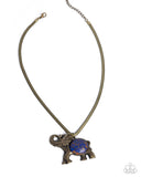 Paparazzi Necklace - Empathetic Elephant - Purple