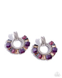 Paparazzi Earring - Courteous Chic - Purple