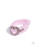 Paparazzi Bracelet - Lifelong Love Letter - Pink
