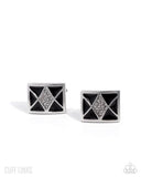 Paparazzi Cuff Links - Iconic Invitation - Black