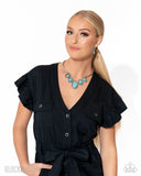 Paparazzi Necklace - River Ride - Blue