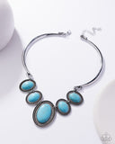 Paparazzi Necklace - River Ride - Blue