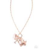 Paparazzi Necklace - World Tour - Rose Gold