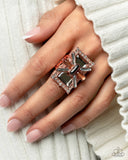 Paparazzi Ring - Exaggerated Edge - Copper