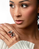 Paparazzi Ring - Exaggerated Edge - Copper