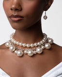 Paparazzi Necklace - Sophisticated To The Max - White