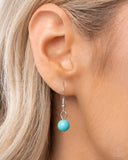 Paparazzi Necklace - Grounded Gesture - Blue