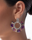 Paparazzi Earring - Courteous Chic - Purple