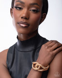 Paparazzi Bracelet - Interlocked Ignition - Gold