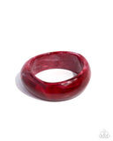 Paparazzi Bracelet - Modest Mirage - Red
