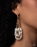 Paparazzi Earring - Sunset State of Mind - Gold Hoops