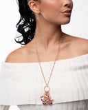 Paparazzi Necklace - World Tour - Rose Gold