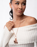 Paparazzi Necklace - World Tour - Rose Gold