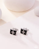 Paparazzi Cuff Links - Iconic Invitation - Black