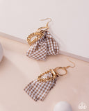 Paparazzi Earring - Picnic Pizzazz - Brown