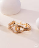 Paparazzi Bracelet - Interlocked Ignition - Gold