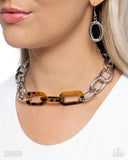 Paparazzi Necklace - Uniquely Upmarket - Brown