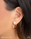 Paparazzi Earring - Decade Dance - Gold