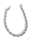 Paparazzi Necklace - Complete Curves - Silver
