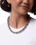 Paparazzi Necklace - Complete Curves - Silver