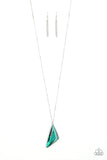 Paparazzi Necklace - Ultra Sharp - Green