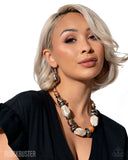 Paparazzi Necklace - In Good Glazes - Peach