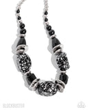 Paparazzi Necklace - In Good Glazes - Black