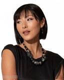 Paparazzi Necklace - In Good Glazes - Black