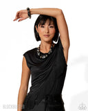 Paparazzi Necklace - In Good Glazes - Black