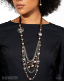 Paparazzi Necklace - All The Trimmings - Brown