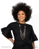 Paparazzi Necklace - All The Trimmings - Brown