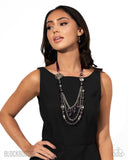 Paparazzi Necklace - All The Trimmings - Purple