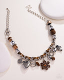 Paparazzi Necklace - Charmed, I Am Sure - Brown