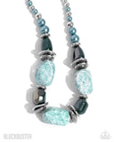Paparazzi Necklace - In Good Glazes - Blue