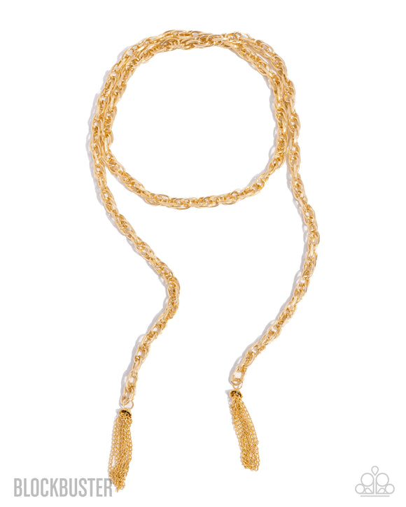 Paparazzi Necklace -  for Attention - Gold