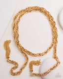 Paparazzi Necklace -  for Attention - Gold