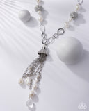 Paparazzi Necklace - Designated Diva - White