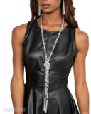 Paparazzi Necklace -  for Attention - Silver