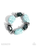Paparazzi Bracelet - Glaze of Glory - Blue Blockbuster