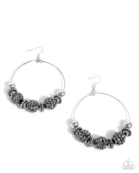 Paparazzi Earring - I Can Take a Compliment - Silver