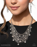 Paparazzi Necklace - Fishing for Compliments - Silver