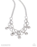 Paparazzi Necklace - Show-Stopping Shimmer - White