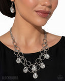 Paparazzi Necklace - Show-Stopping Shimmer - White