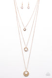 Paparazzi Necklace - Grandiose Glamour - Gold