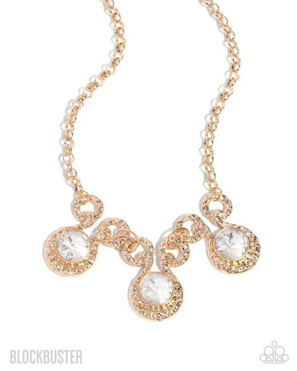 Paparazzi Necklace - Hypnotized - Gold